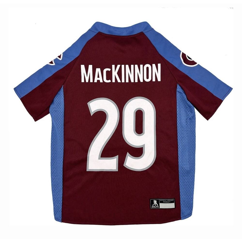 NWT Pets First NHL Player Dog Jersey, X-Small, Nathan Mackinnon